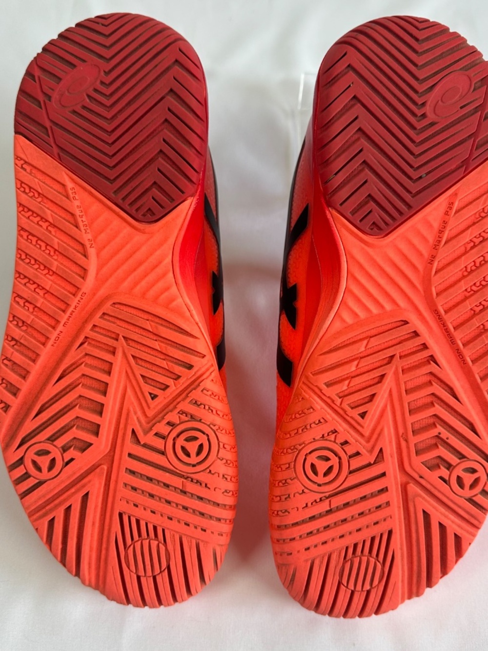 Women's ASICS Gel-Resolution 8 Tokyo Sunrise Red/Eclipse Black Size 7.5 Tennis - Picture 5 of 9